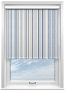 Coastal Stripe, Salcombe - Roller Blind